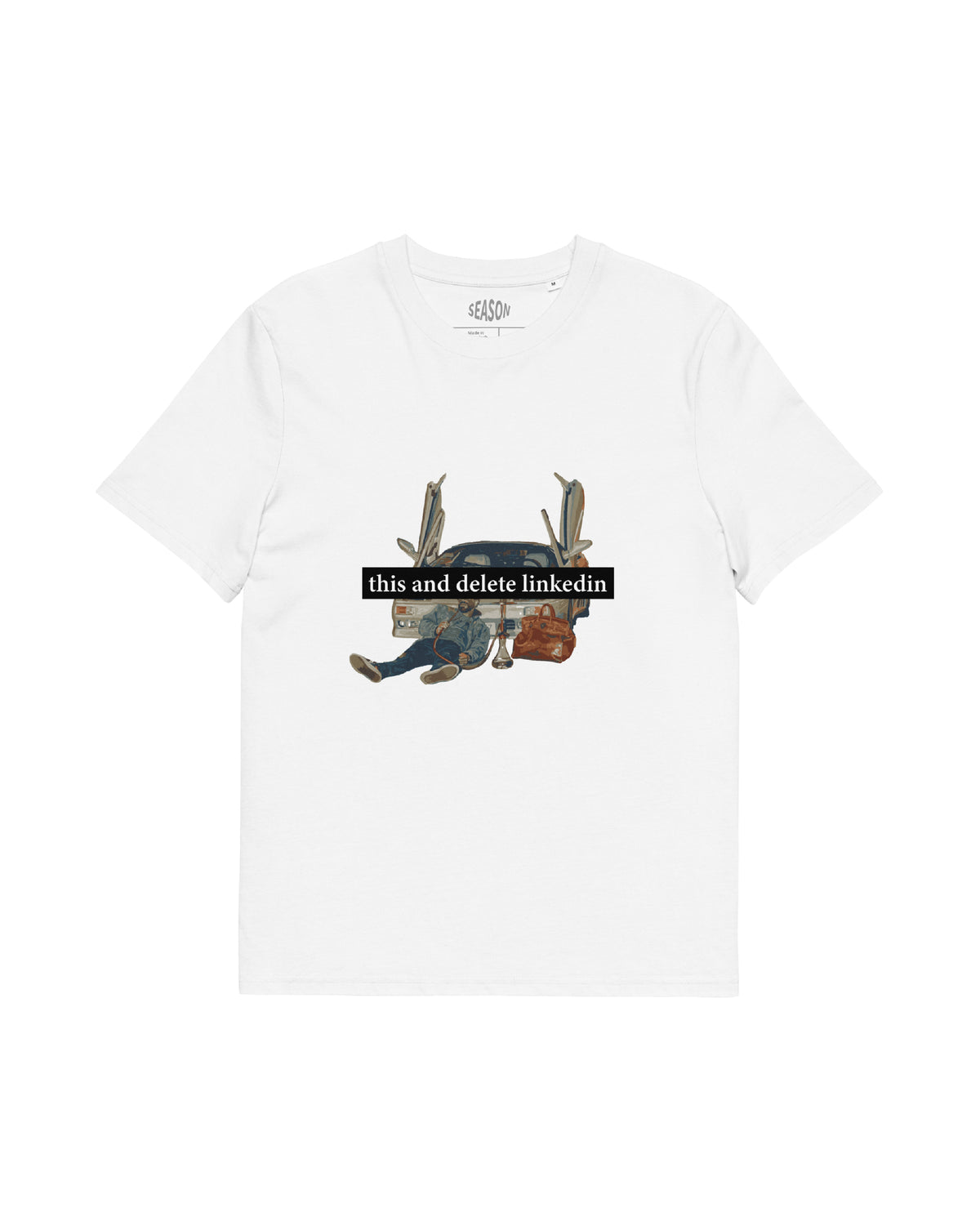 Delete linkedin Hooka T-shirt – statement merch från Season