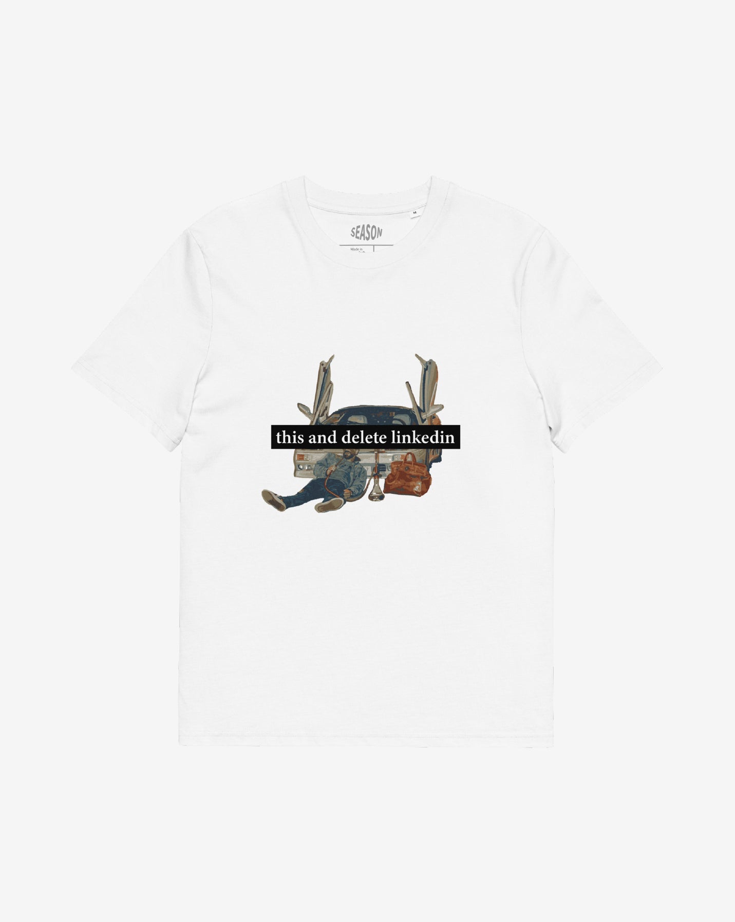 Delete linkedin Hooka T-shirt – statement merch från Season