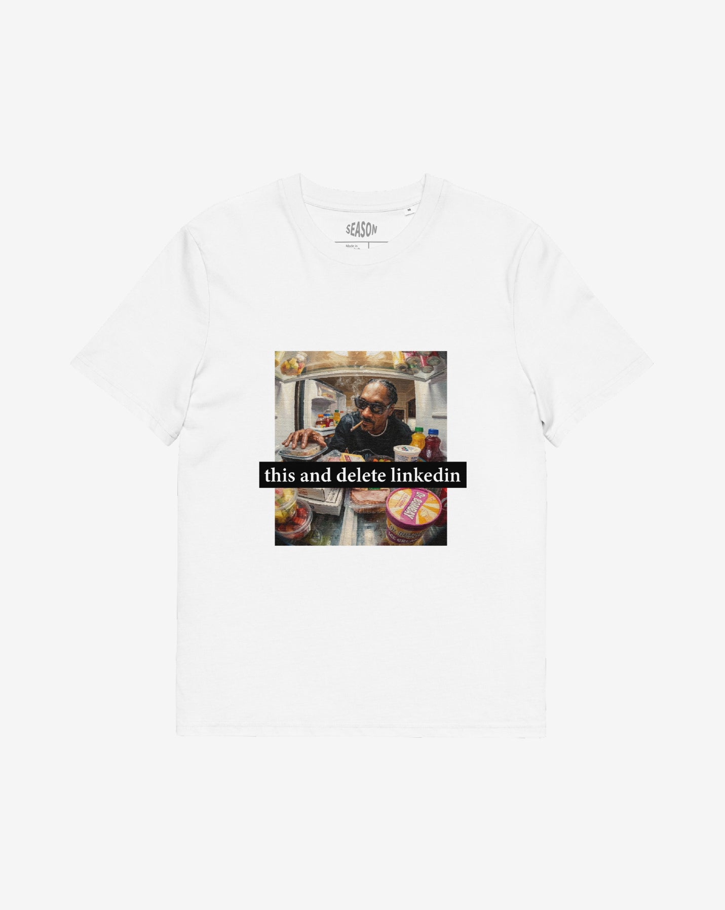 Delete linkedin Snoop T-shirt – statement merch från Season