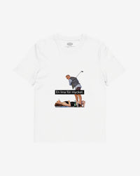 En lina för mycket T-shirt – statement merch från Season