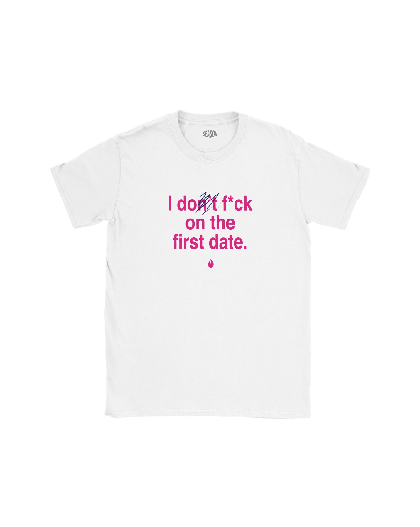 First date Baby tee – statement merch från Season
