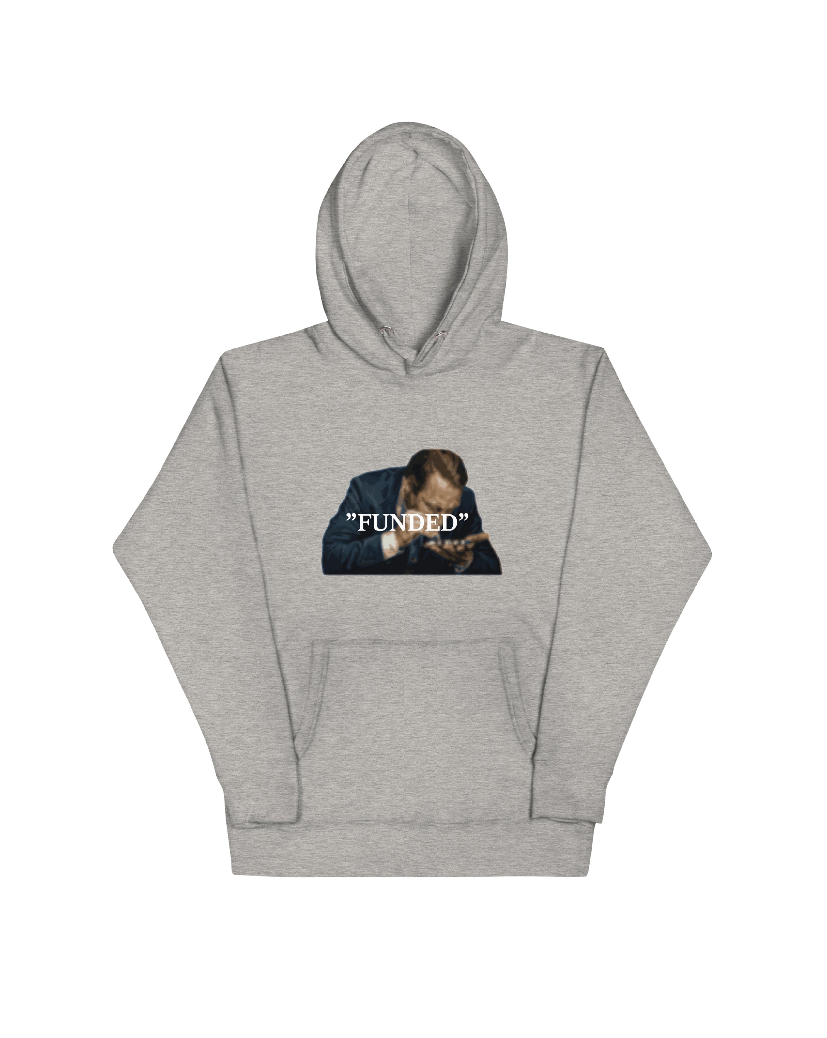 "Funded" Hoodie – statement merch från Season
