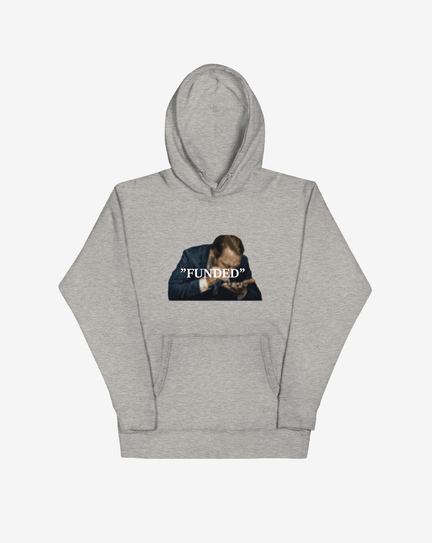 "Funded" Hoodie – statement merch från Season