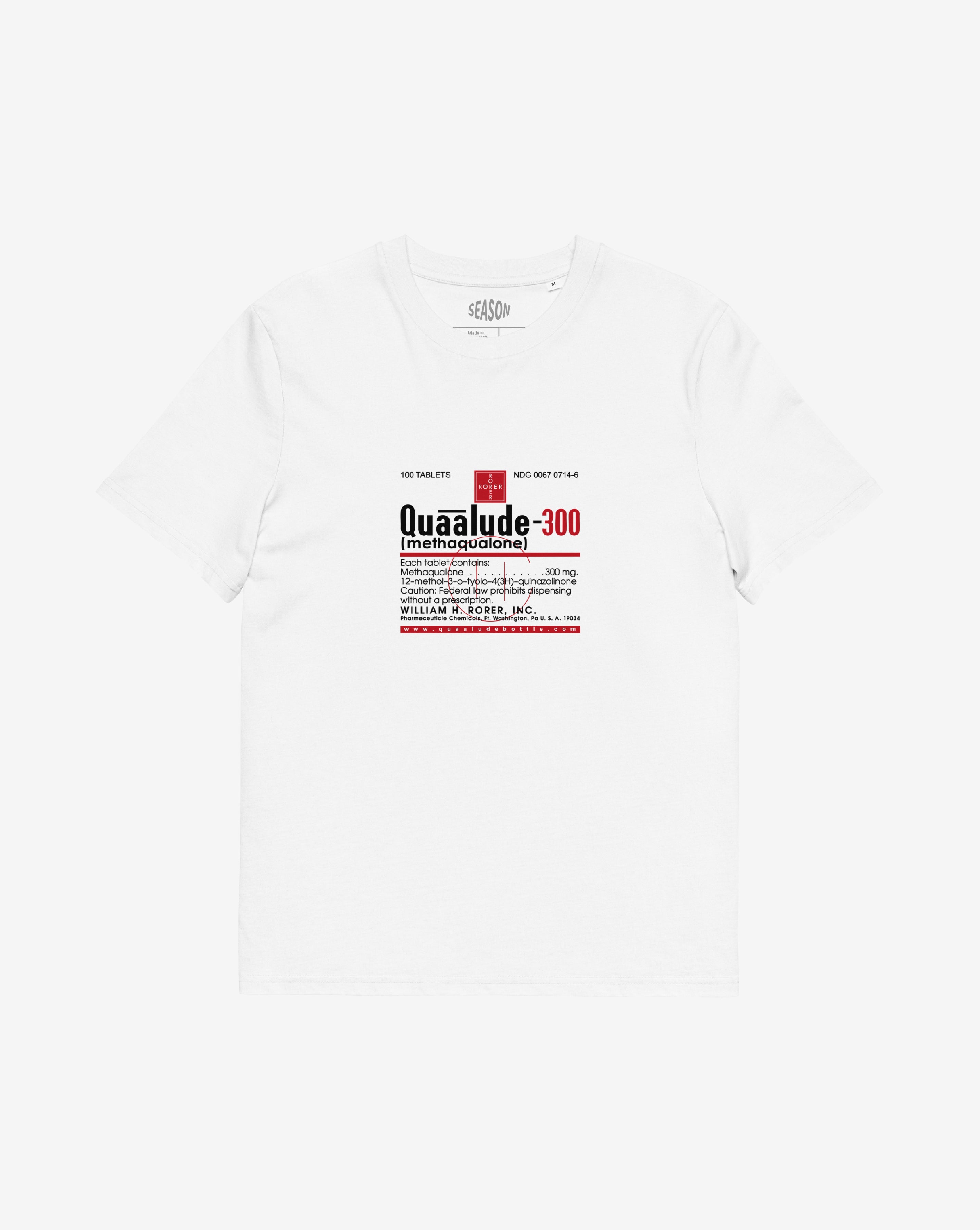 Quaalude T-shirt – statement merch från Season