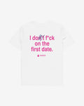 F*ck on the first date T-shirt – statement merch från Season