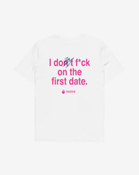 F*ck on the first date T-shirt – statement merch från Season