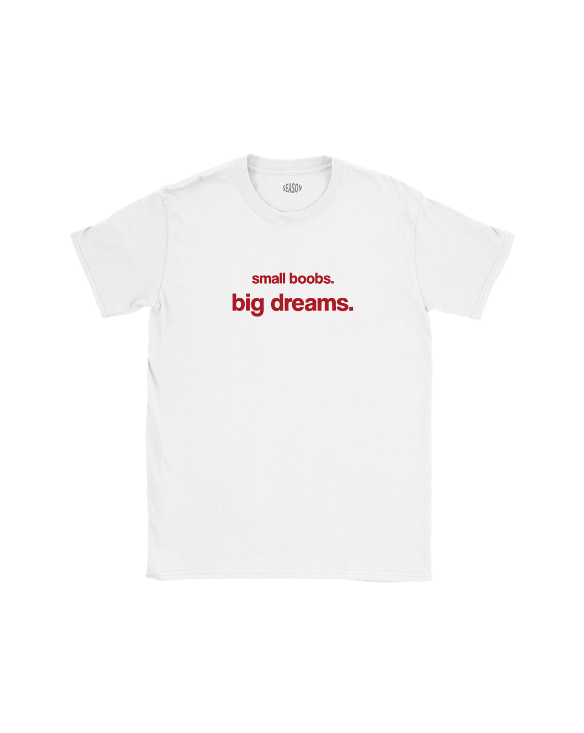 Big dreams Baby tee – statement merch från Season