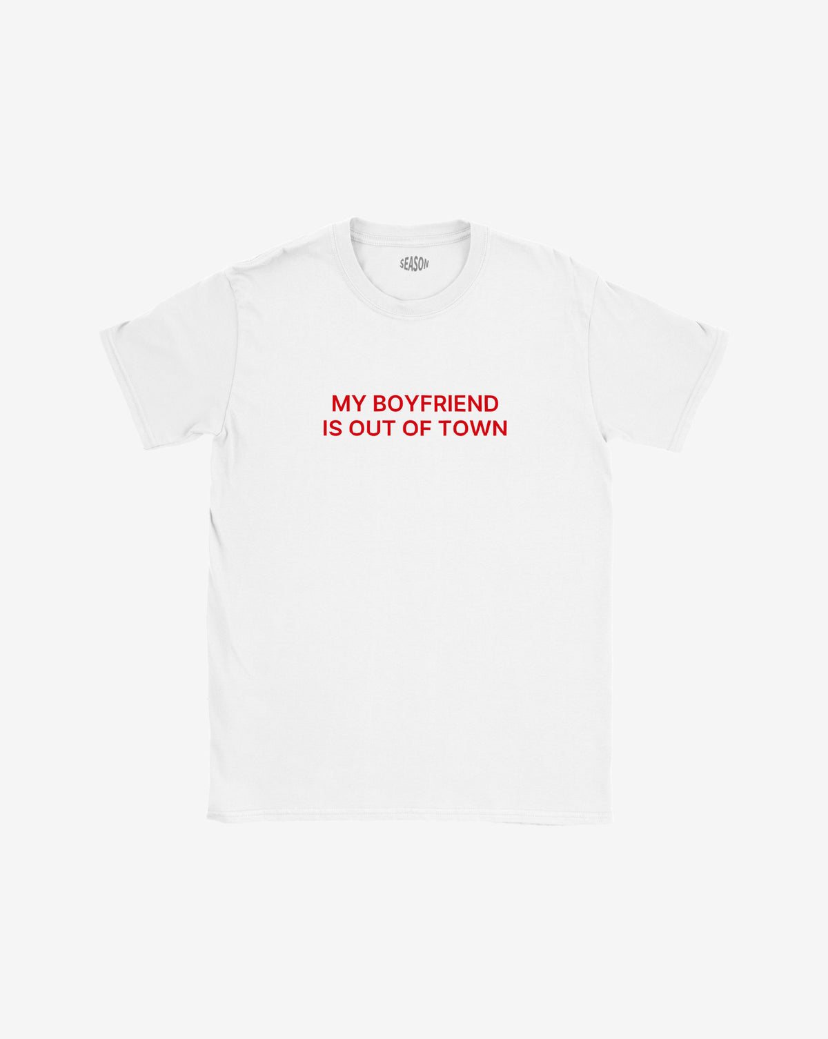 Out of town Baby tee – statement merch från Season