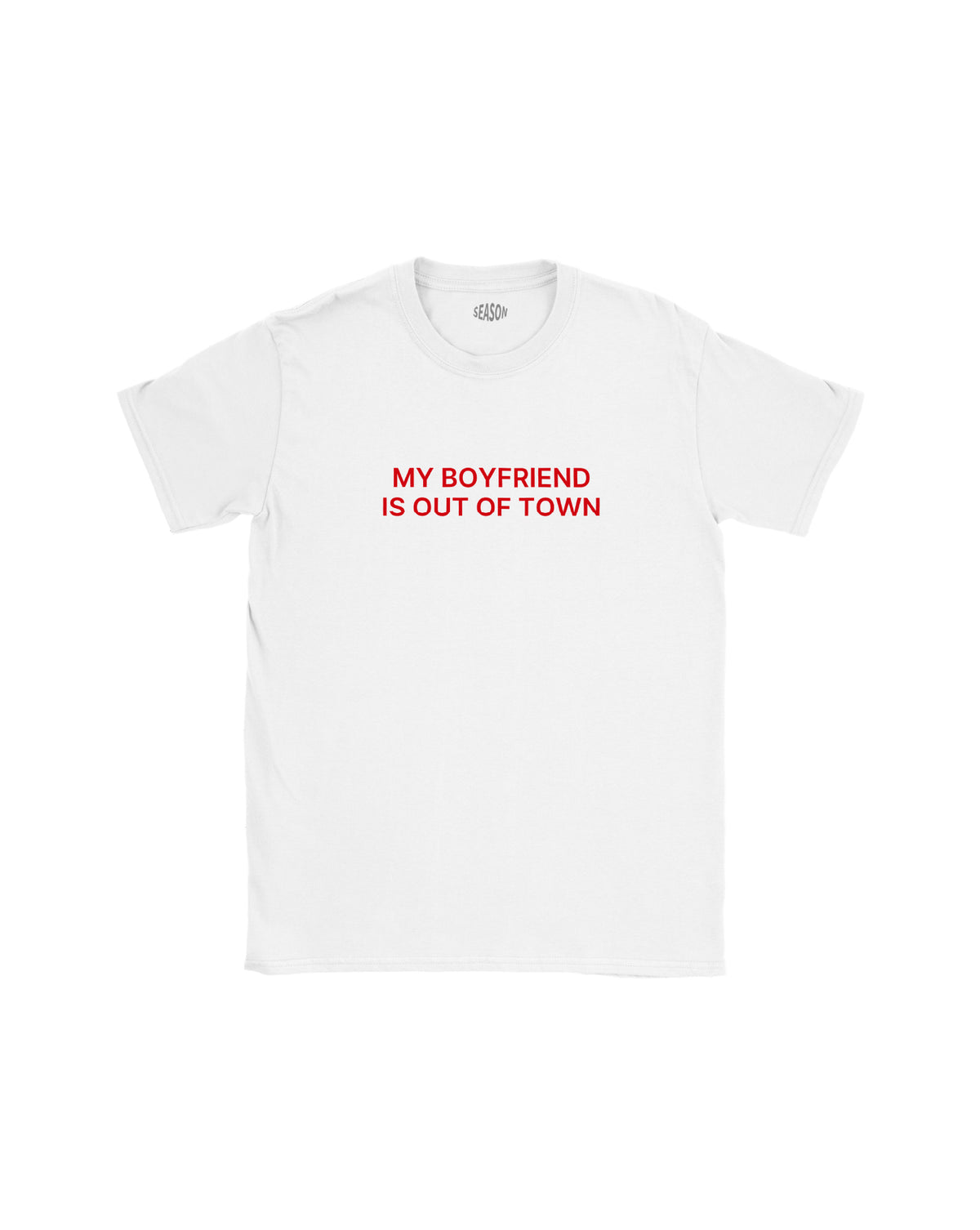 Out of town Baby tee – statement merch från Season