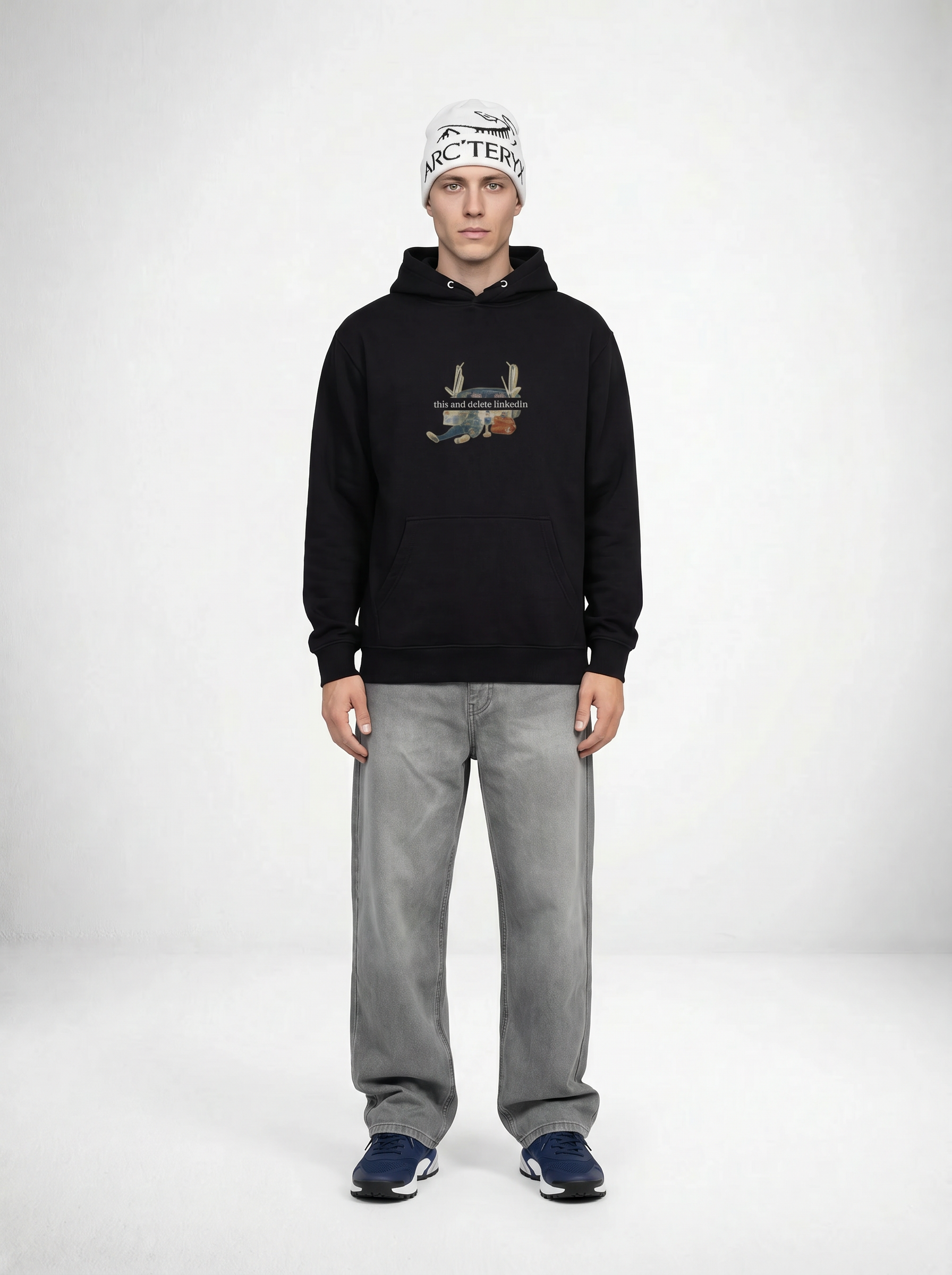 Delete linkedin hooka Hoodie – statement merch från Season